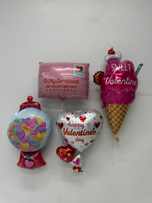 Large Valentines Day Mylar Balloon